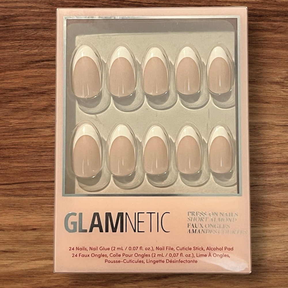 NEW Glamnetic MA DAMN French Manicure Press On Nails